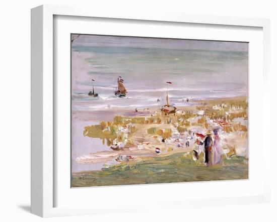 Beach, Scheveningen (Der Strand, Scheveningen), 1900-Max Liebermann-Framed Giclee Print