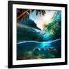 Beach Sea and Ocean-null-Framed Art Print