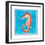 Beach Seahorse-Ormsby, Anne Ormsby-Framed Art Print