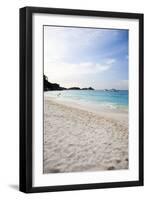 Beach Seascape of a Remote Island, Similan Surin Island Chain-Micah Wright-Framed Photographic Print