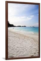 Beach Seascape of a Remote Island, Similan Surin Island Chain-Micah Wright-Framed Photographic Print