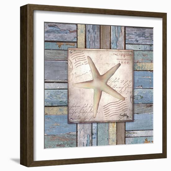 Beach Shell IV-Elizabeth Medley-Framed Art Print