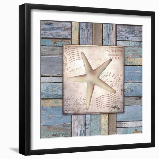 Beach Shell IV-Elizabeth Medley-Framed Art Print