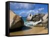 Beach Side at Virgin Gorda, British Virgin Islands, Caribbean-Joe Restuccia III-Framed Stretched Canvas