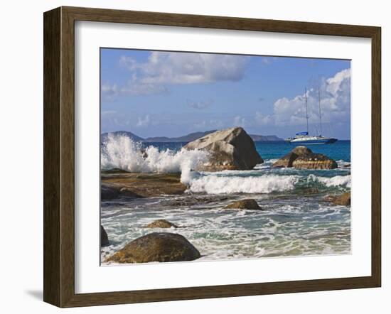 Beach Side at Virgin Gorda, British Virgin Islands, Caribbean-Joe Restuccia III-Framed Photographic Print