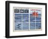 Beach Side Lunch - View Through The Window-Sher Sester-Framed Giclee Print
