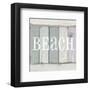 Beach Sign IV-null-Framed Art Print