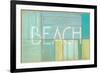 Beach Sign-Z Studio-Framed Premium Giclee Print