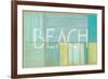 Beach Sign-Z Studio-Framed Art Print