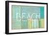 Beach Sign-Z Studio-Framed Art Print