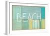 Beach Sign-Z Studio-Framed Art Print