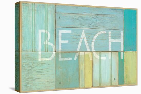 Beach Sign-Z Studio-Stretched Canvas