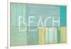 Beach Sign-Z Studio-Framed Art Print