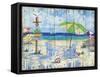 Beach Signs I-Paul Brent-Framed Stretched Canvas