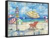 Beach Signs II-Paul Brent-Framed Stretched Canvas