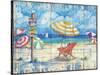 Beach Signs II-Paul Brent-Stretched Canvas