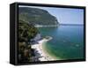 Beach, Sirolo, Marche, Italy-Peter Adams-Framed Stretched Canvas