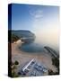 Beach, Sirolo, Marche, Italy-Peter Adams-Stretched Canvas