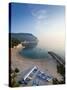 Beach, Sirolo, Marche, Italy-Peter Adams-Stretched Canvas