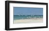 Beach Skimmers-Mary Lou Johnson-Framed Art Print