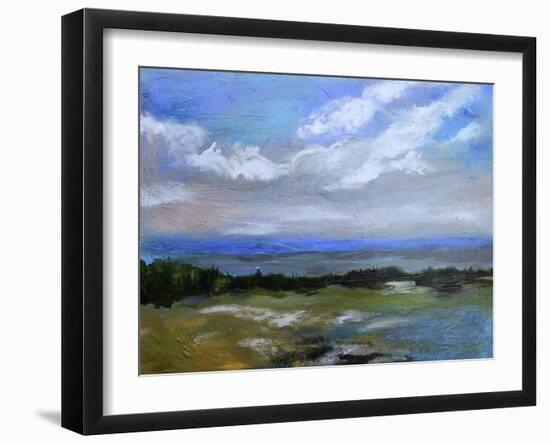 Beach & Sky I-Karen Fields-Framed Art Print