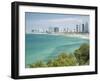 Beach, Skyline and Mediterranean Sea Viewed from Old Jaffa, Tel Aviv, Israel, Middle East-Merrill Images-Framed Photographic Print