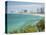 Beach, Skyline and Mediterranean Sea Viewed from Old Jaffa, Tel Aviv, Israel, Middle East-Merrill Images-Stretched Canvas