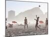 Beach Soccer or Football, Copacabana Beach, Copacabana, Rio De Janeiro, Brazil-Peter Adams-Mounted Photographic Print