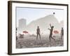 Beach Soccer or Football, Copacabana Beach, Copacabana, Rio De Janeiro, Brazil-Peter Adams-Framed Photographic Print