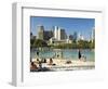 Beach, South Bank Parklands, Brisbane, Queensland, Australia-David Wall-Framed Photographic Print