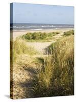 Beach, Southwold, Suffolk, England, United Kingdom-Amanda Hall-Stretched Canvas