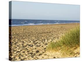 Beach, Southwold, Suffolk, England, United Kingdom-Amanda Hall-Stretched Canvas