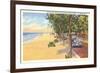 Beach, St. Joseph, Michigan-null-Framed Art Print