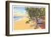 Beach, St. Joseph, Michigan-null-Framed Art Print