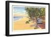 Beach, St. Joseph, Michigan-null-Framed Art Print