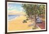 Beach, St. Joseph, Michigan-null-Framed Art Print