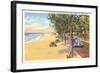 Beach, St. Joseph, Michigan-null-Framed Art Print