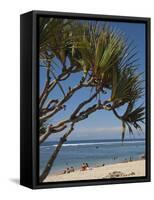 Beach, St. Pierre, Reunion Island, French Overseas Territory-Cindy Miller Hopkins-Framed Stretched Canvas