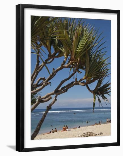 Beach, St. Pierre, Reunion Island, French Overseas Territory-Cindy Miller Hopkins-Framed Premium Photographic Print