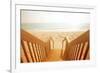 Beach Stairs-Susan Bryant-Framed Premium Giclee Print