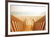 Beach Stairs-Susan Bryant-Framed Premium Giclee Print