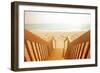 Beach Stairs-Susan Bryant-Framed Art Print