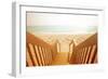 Beach Stairs-Susan Bryant-Framed Art Print