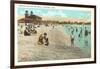 Beach, Stamford, Connecticut-null-Framed Art Print