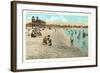 Beach, Stamford, Connecticut-null-Framed Art Print