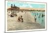 Beach, Stamford, Connecticut-null-Mounted Art Print