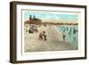 Beach, Stamford, Connecticut-null-Framed Art Print