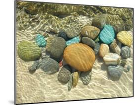 Beach Stones-Mark Goodall-Mounted Art Print