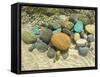 Beach Stones-Mark Goodall-Framed Stretched Canvas