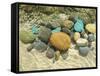 Beach Stones-Mark Goodall-Framed Stretched Canvas